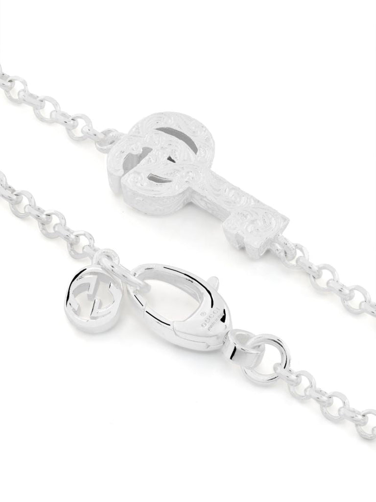 Sterling Silver Gg Marmont Bracelet
