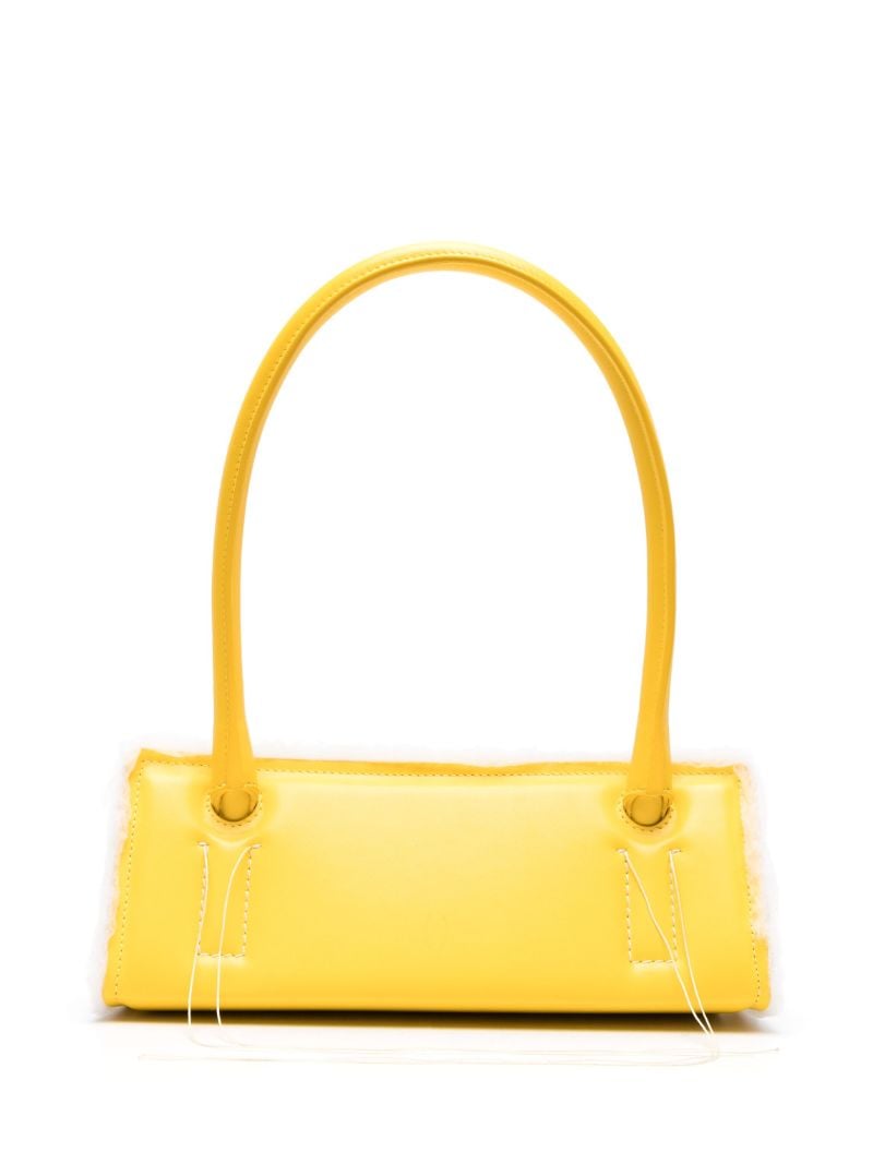 Yellow Radar Leather Shoulder Bag