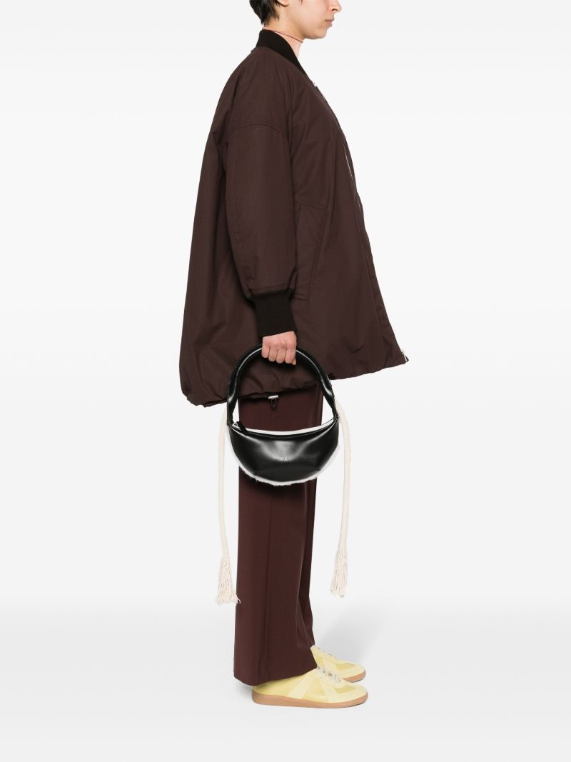 Black Inni Leather Shoulder Bag