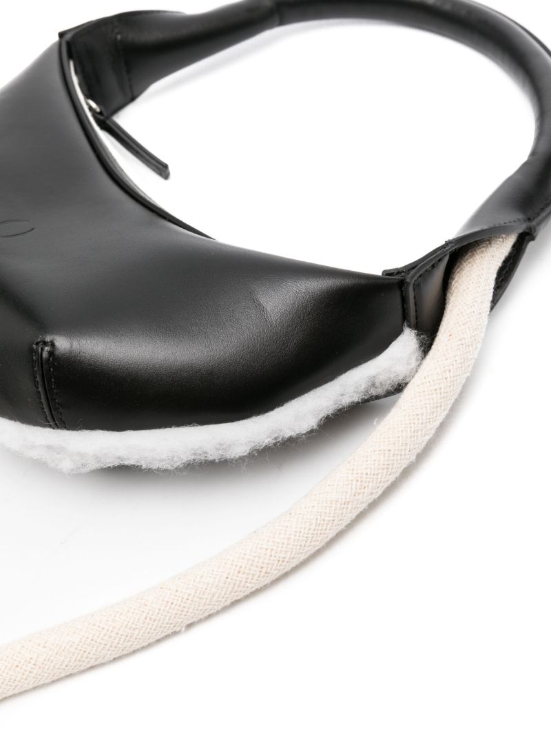 Black Inni Leather Shoulder Bag