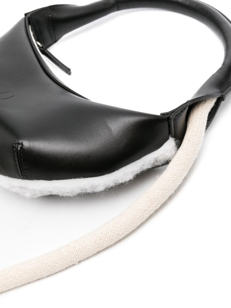 Black Inni Leather Shoulder Bag