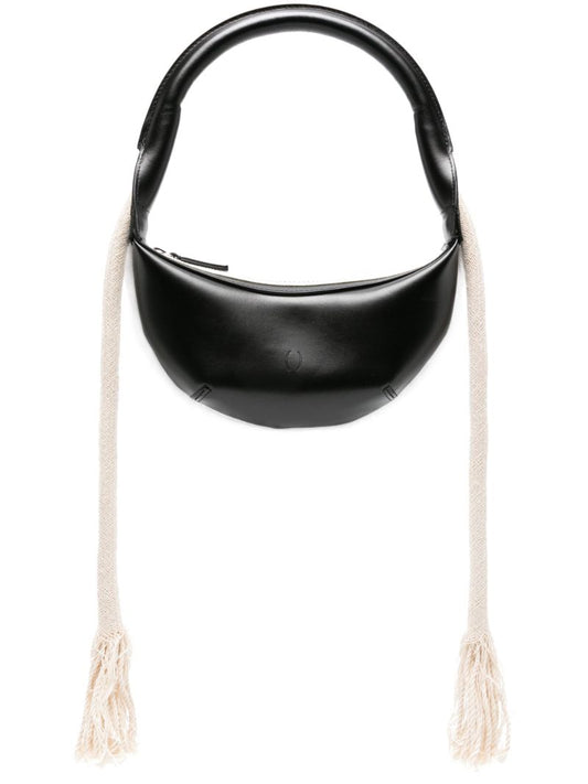Black Inni Leather Shoulder Bag