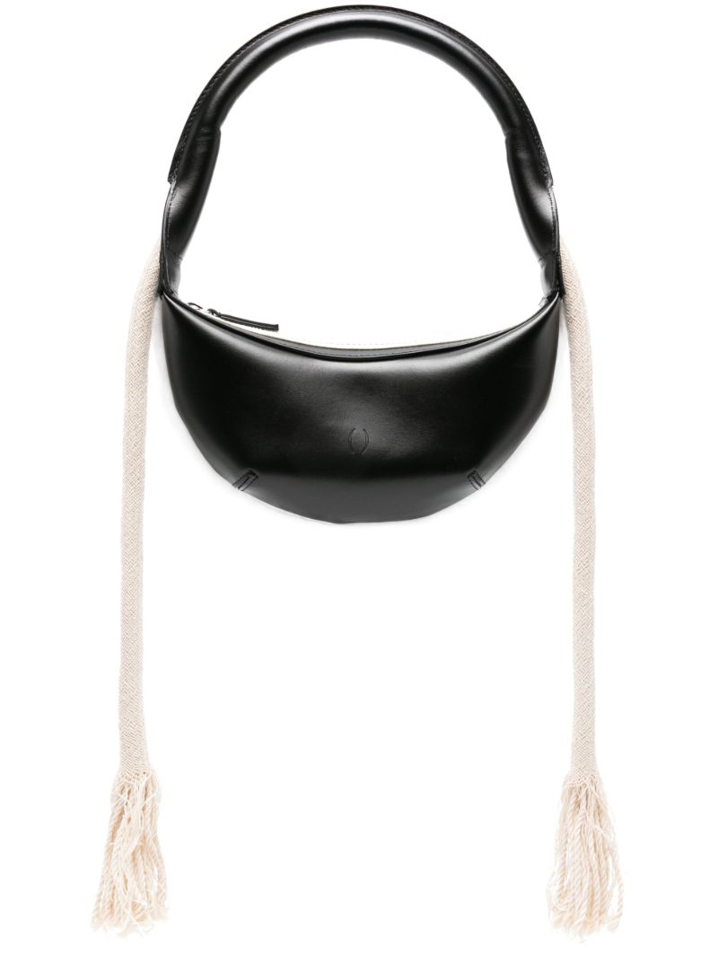 Black Inni Leather Shoulder Bag