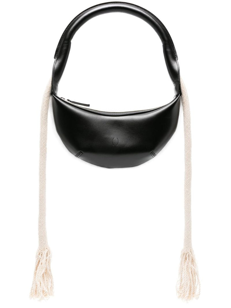 Black Inni Leather Shoulder Bag