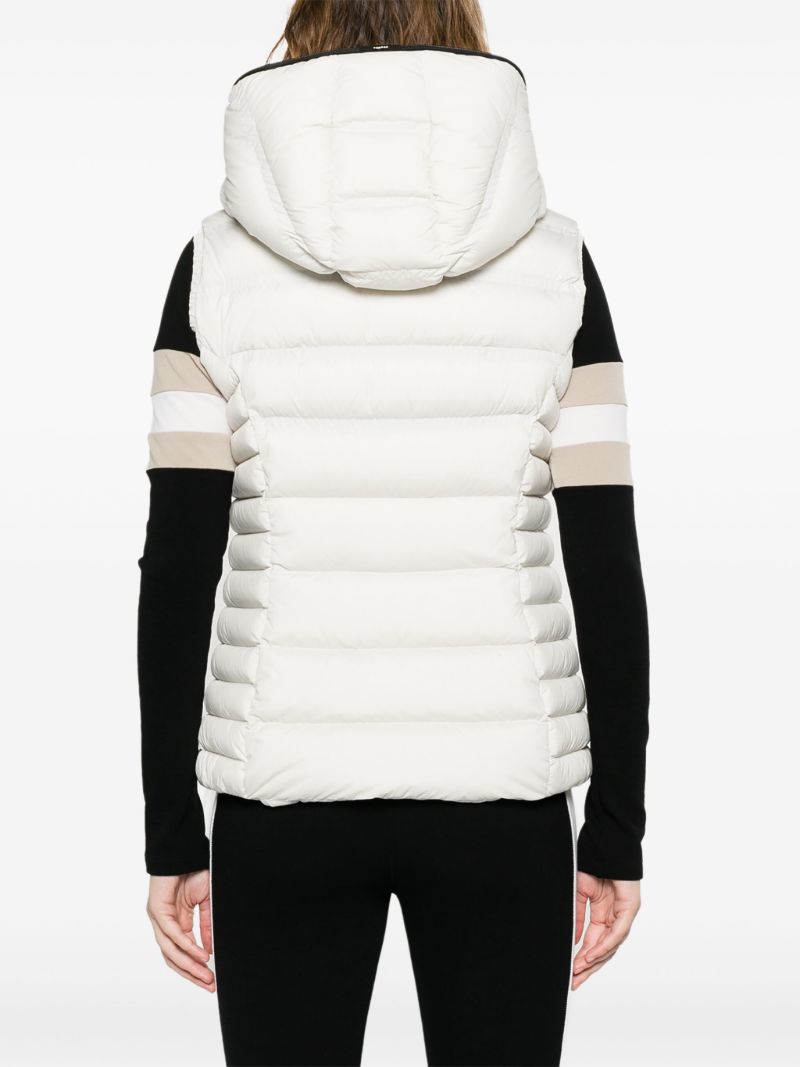 White Aliterse Quilted Down Gilet
