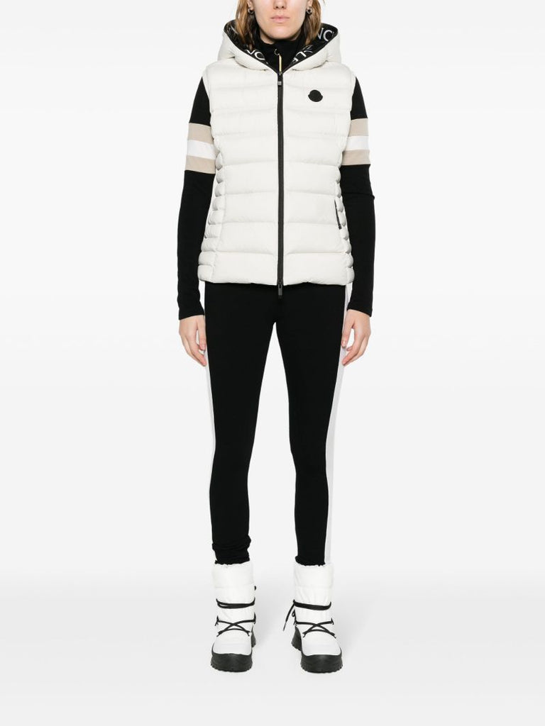 White Aliterse Quilted Down Gilet