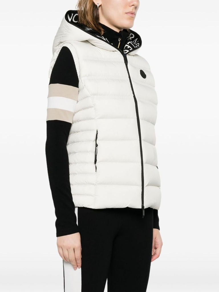 White Aliterse Quilted Down Gilet