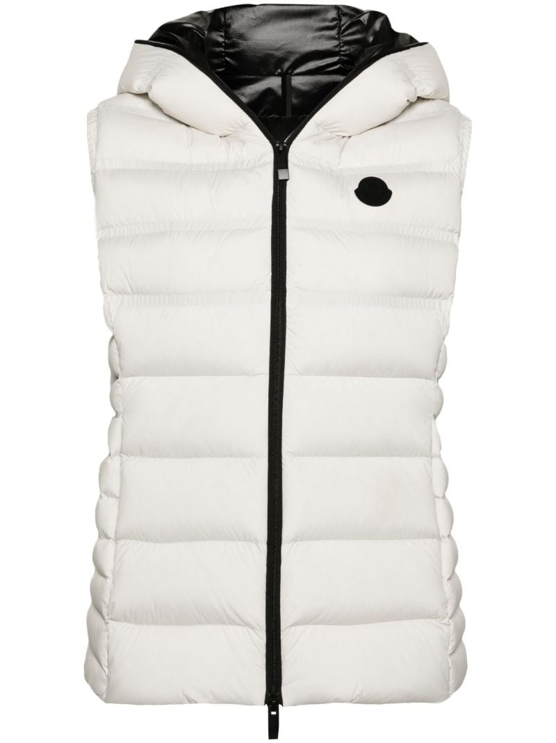 White Aliterse Quilted Down Gilet