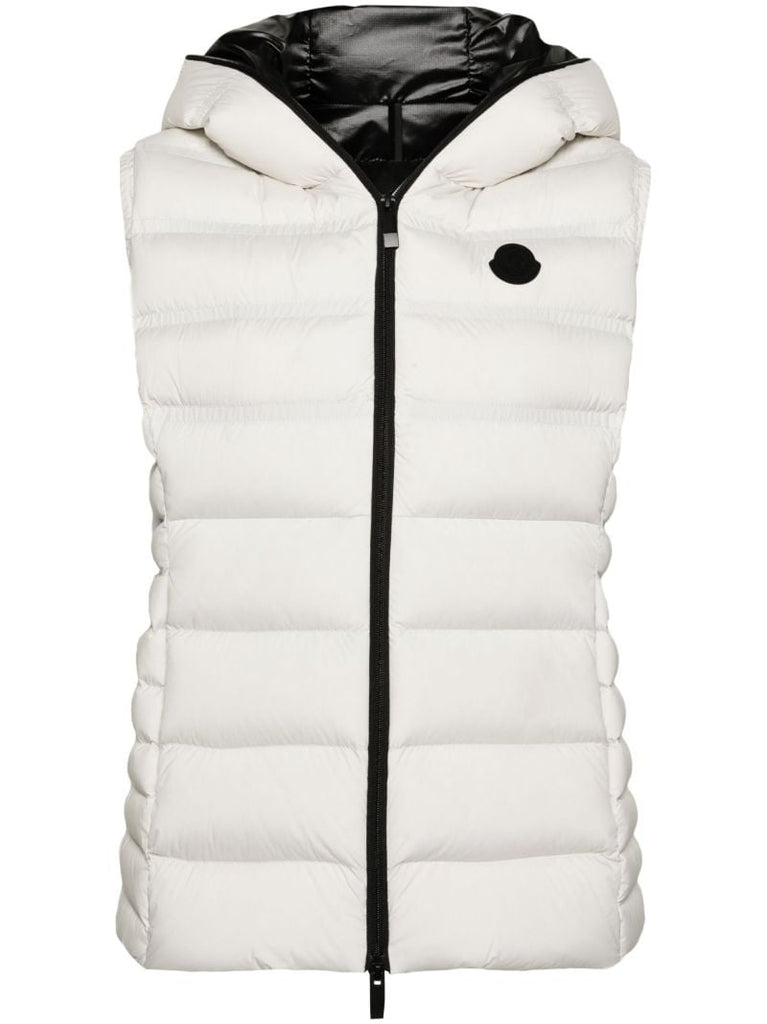 White Aliterse Quilted Down Gilet