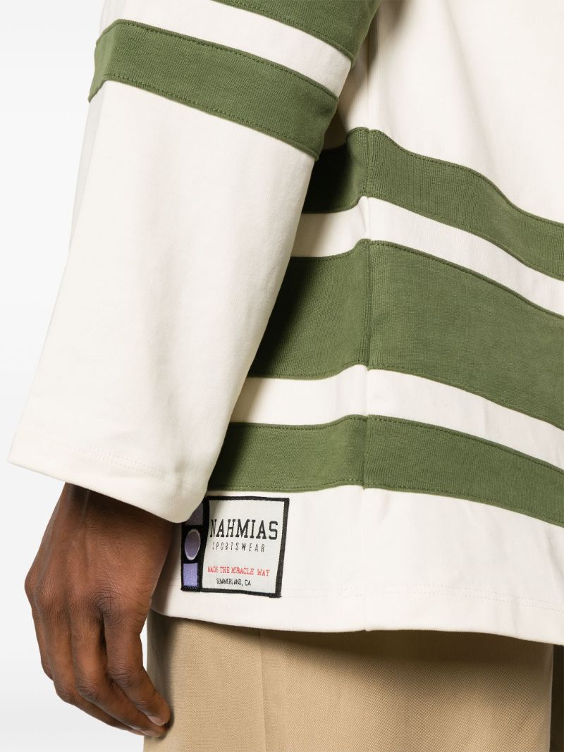 Neutral Logo-applique Cotton Sweatshirt