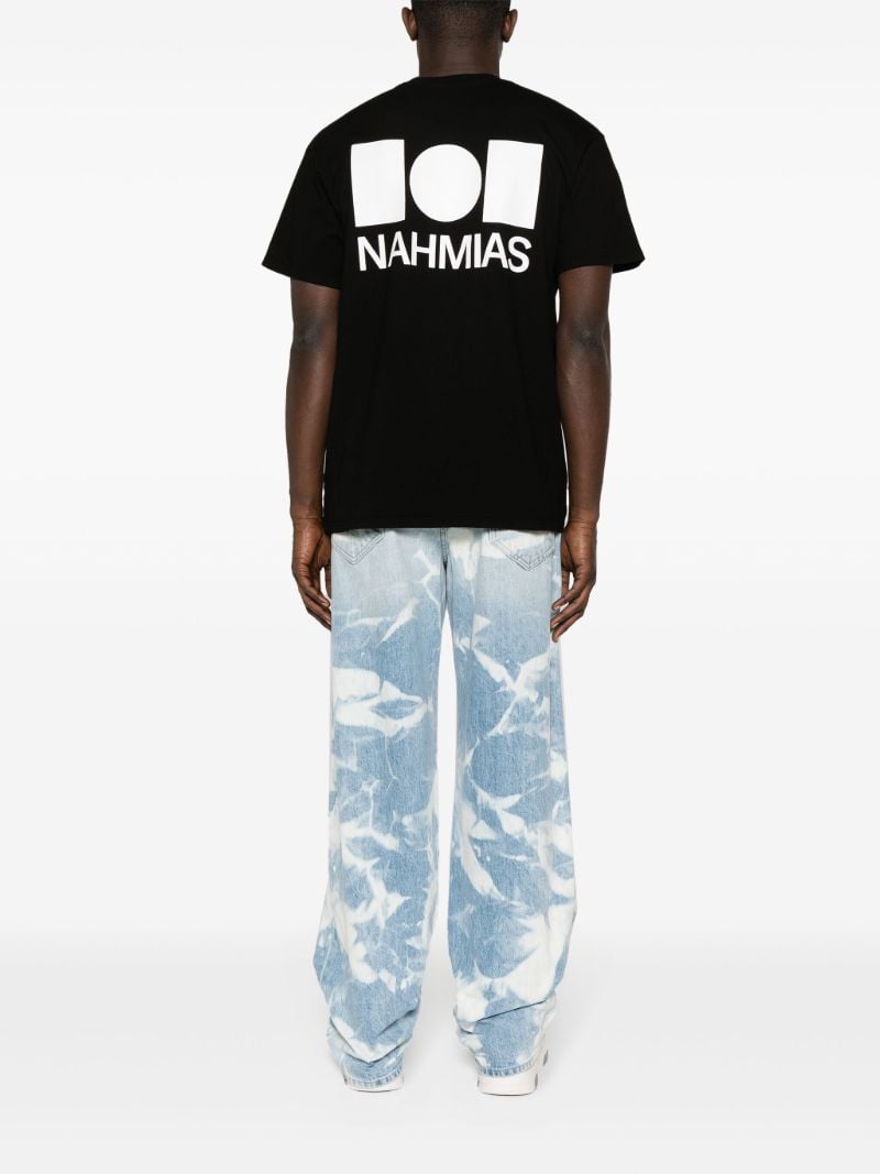 Black Logo-print Cotton T-shirt