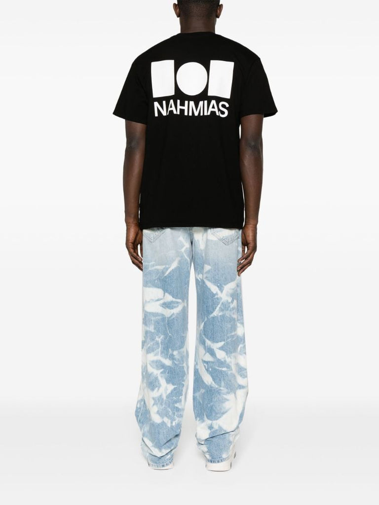 Black Logo-print Cotton T-shirt