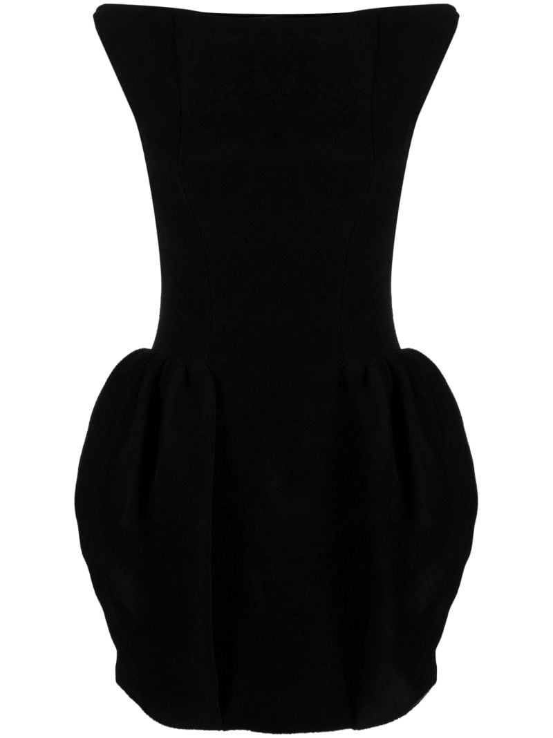Black Chenille Mini Dress
