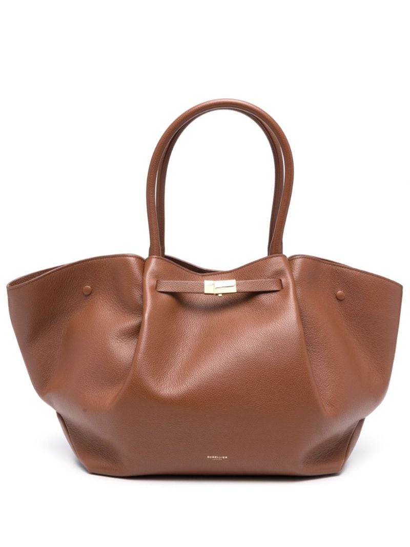 Brown the New York Small Leather Tote Bag