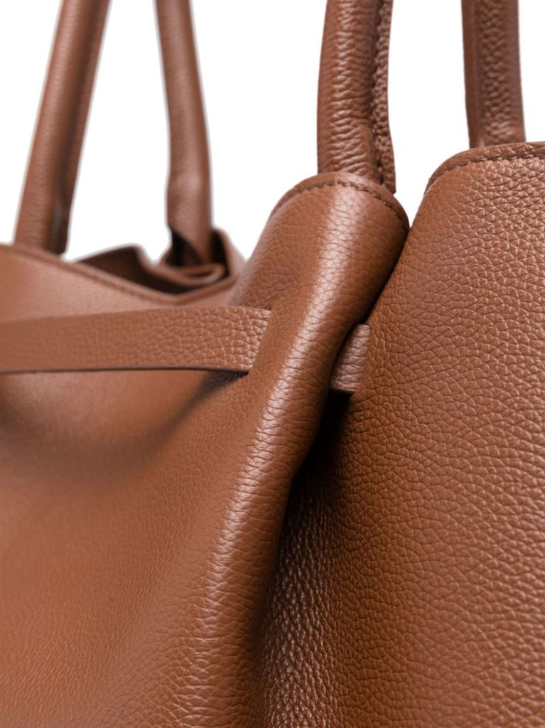 Brown the New York Small Leather Tote Bag
