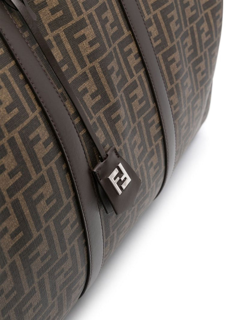 Brown Medium Ff Duffle Bag