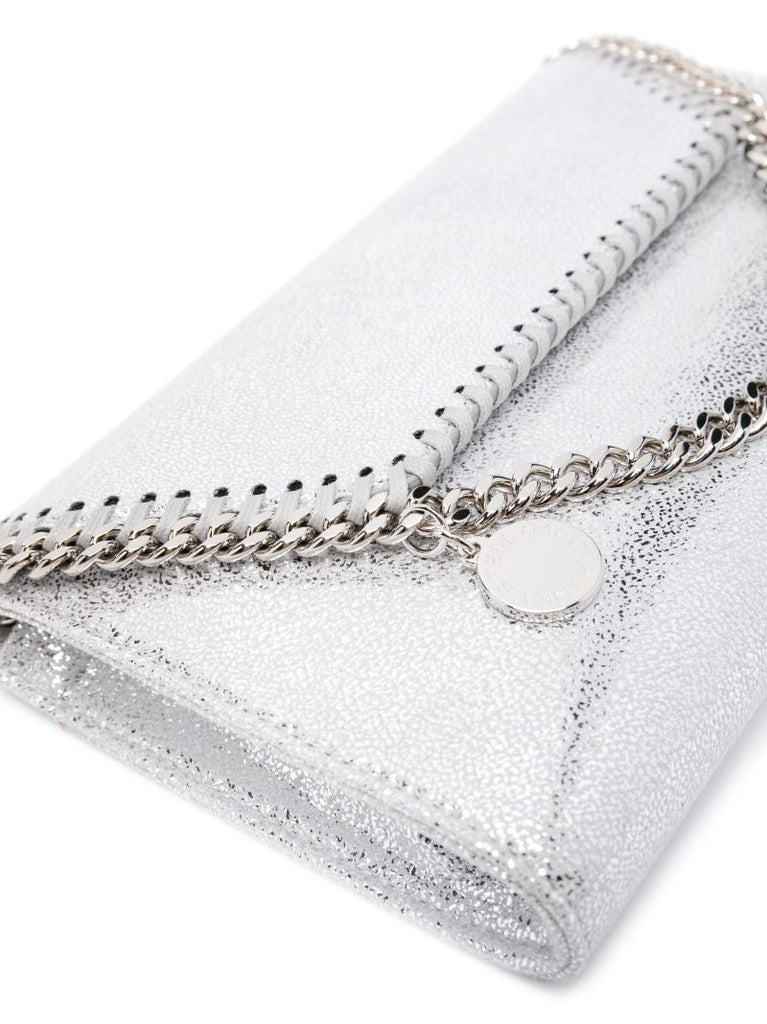 Silver-tone Falabella Cross Body Bag