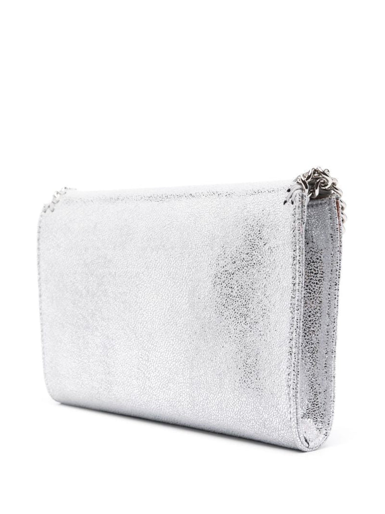Silver-tone Falabella Cross Body Bag