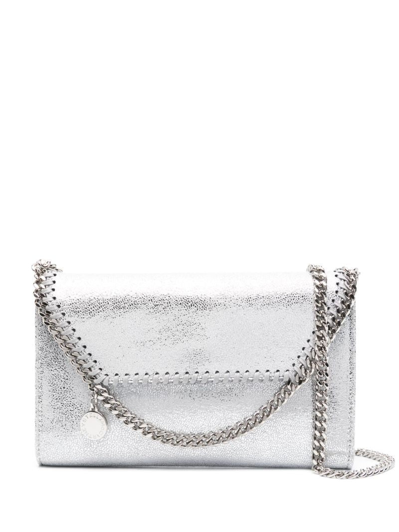 Silver-tone Falabella Cross Body Bag