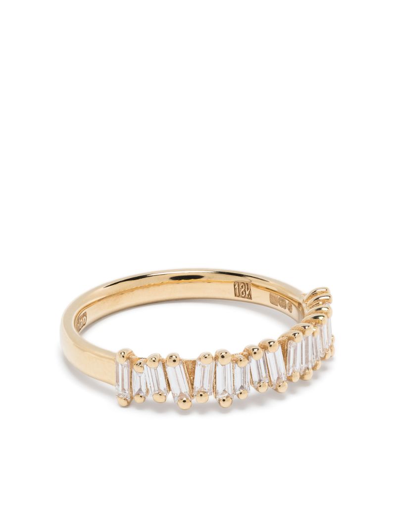 18k Yellow Gold Classic Diamond Ring
