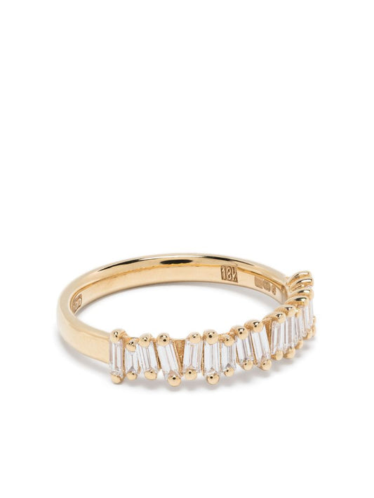18k Yellow Gold Classic Diamond Ring