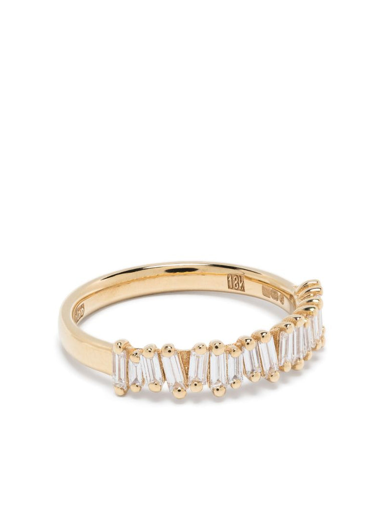 18k Yellow Gold Classic Diamond Ring