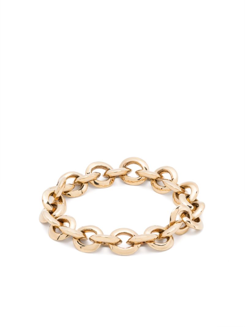 18k Yellow Gold Chain Ring