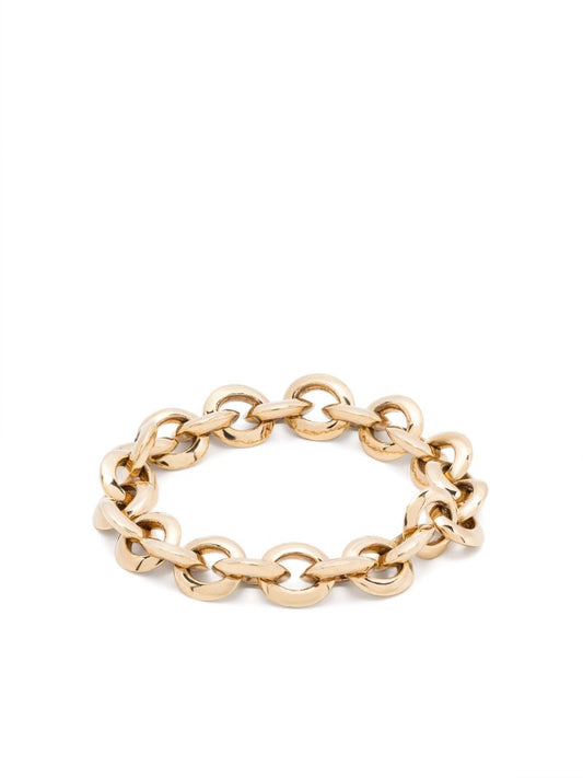 18k Yellow Gold Chain Ring