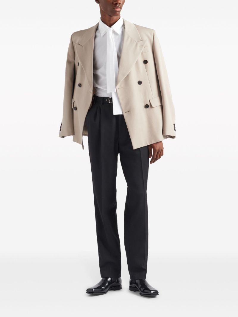 White Tie Cotton Shirt
