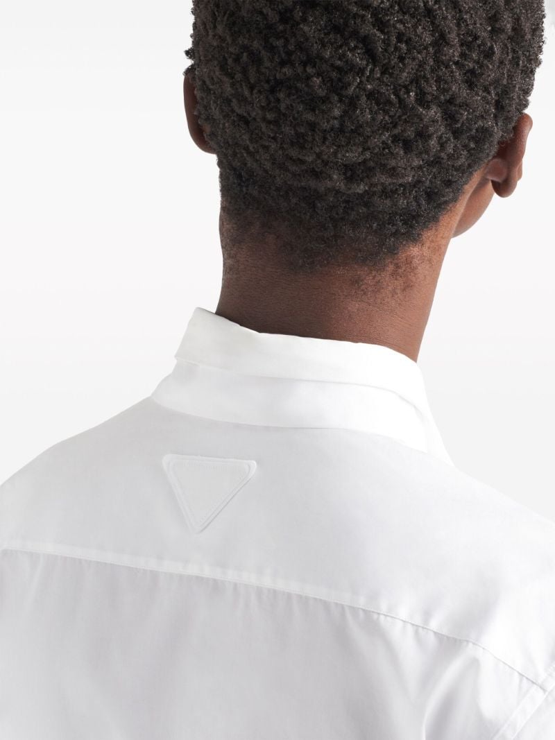 White Tie Cotton Shirt