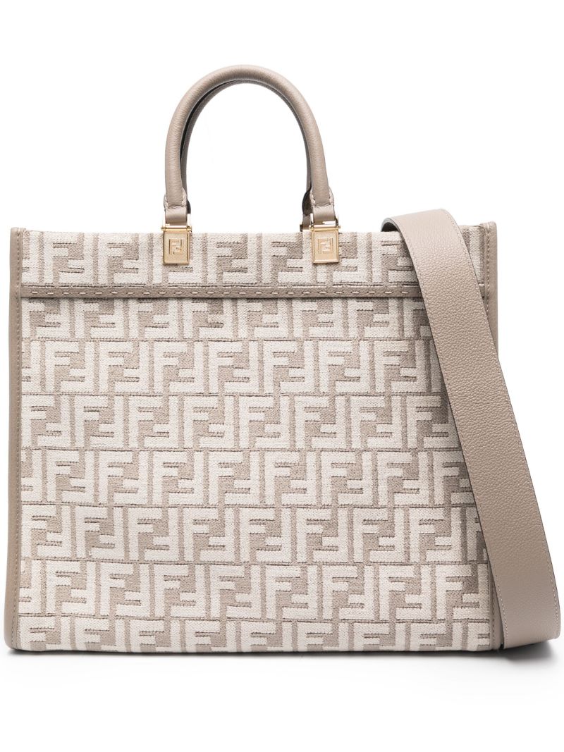 Neutral Sunshine Medium Tote Bag