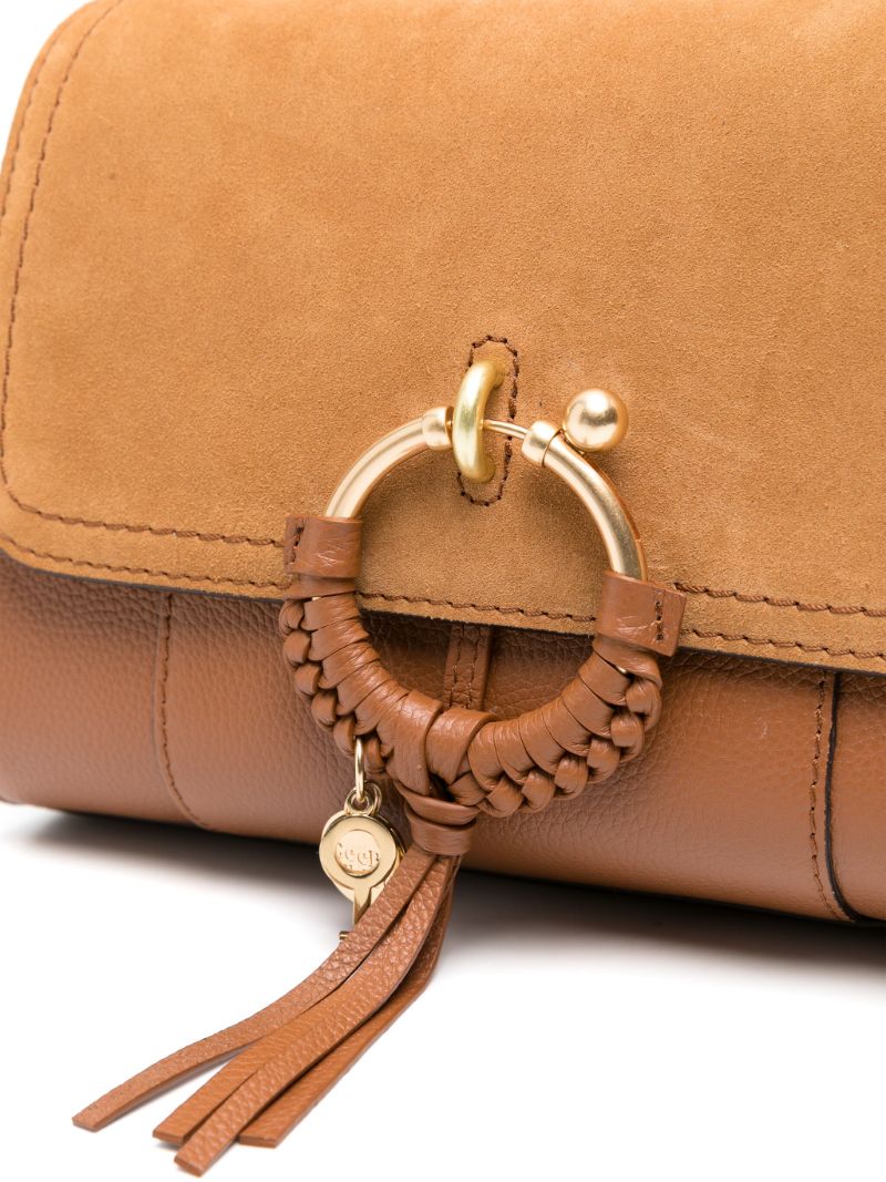 Brown Joan Ladylike Suede Tote Bag