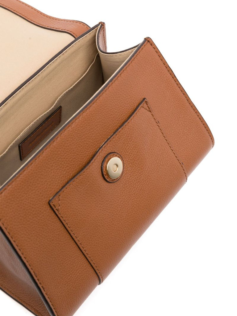 Brown Joan Ladylike Suede Tote Bag