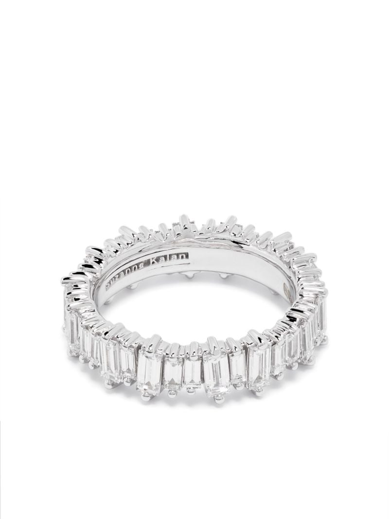 18kt White Gold Bold Diamond Eternity Ring