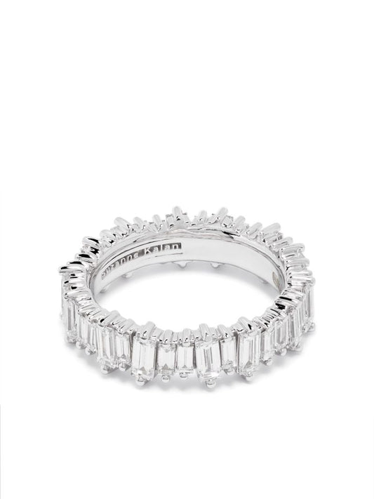 18kt White Gold Bold Diamond Eternity Ring