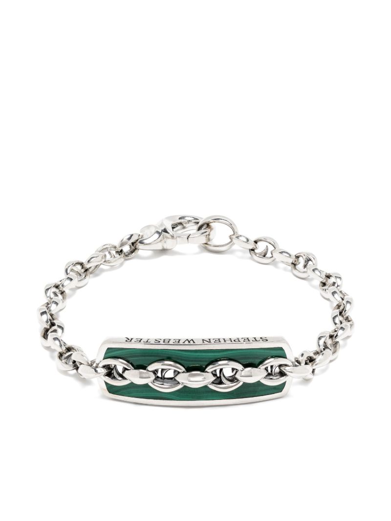 Sterling Silver Inline Razer Chain Bracelet