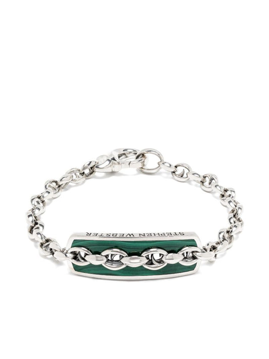 Sterling Silver Inline Razer Chain Bracelet