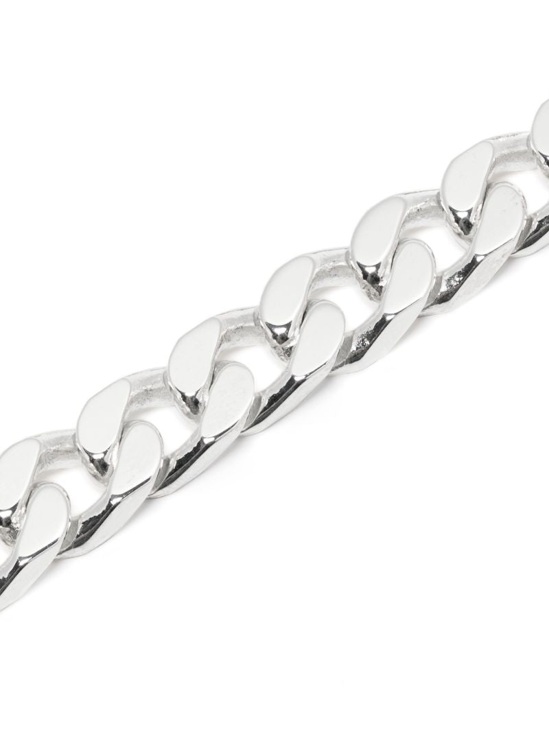 Sterling Silver Logo-engraved Bracelet