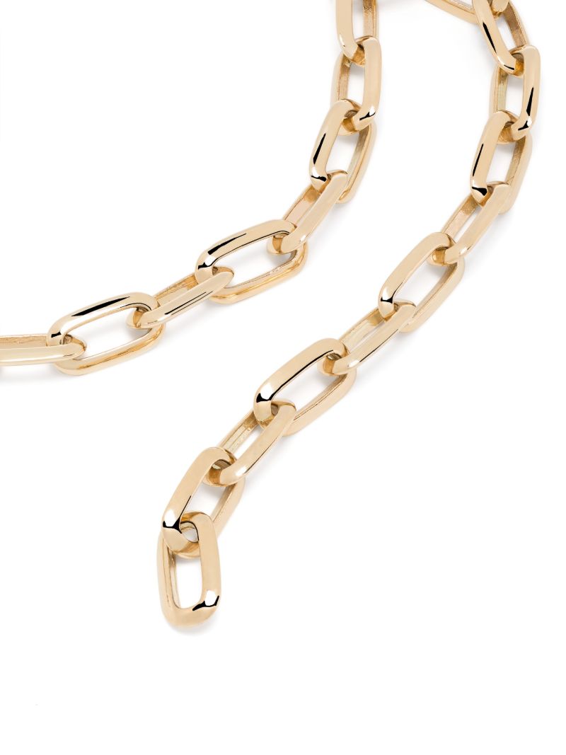 18k Yellow Gold Chubby Knife Chain Bracelet