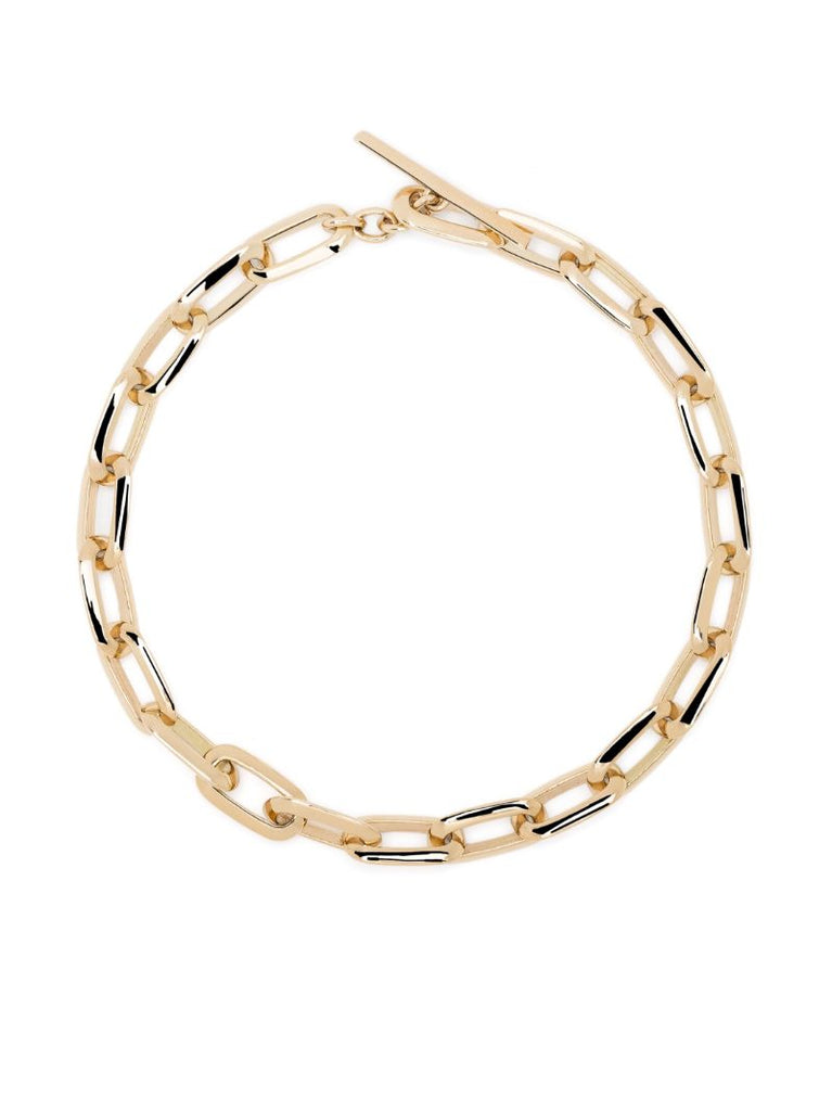 18k Yellow Gold Chubby Knife Chain Bracelet