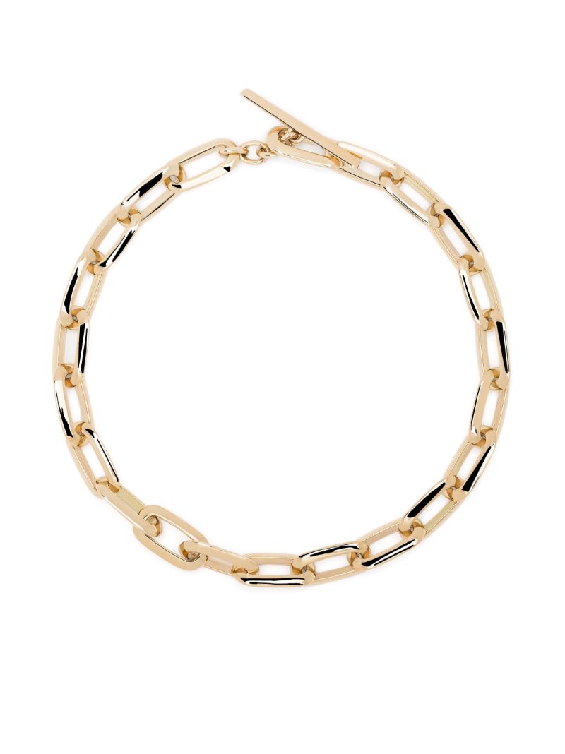 18k Yellow Gold Chubby Knife Chain Bracelet