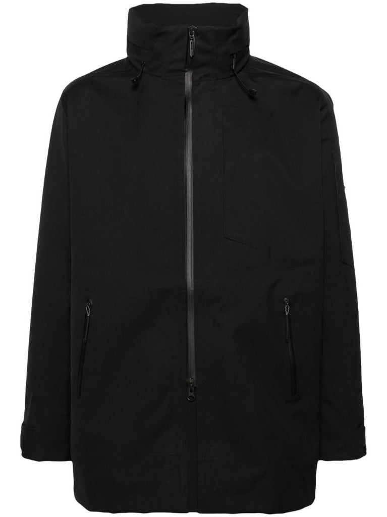 Black Hard Shell Lightweight Jacket