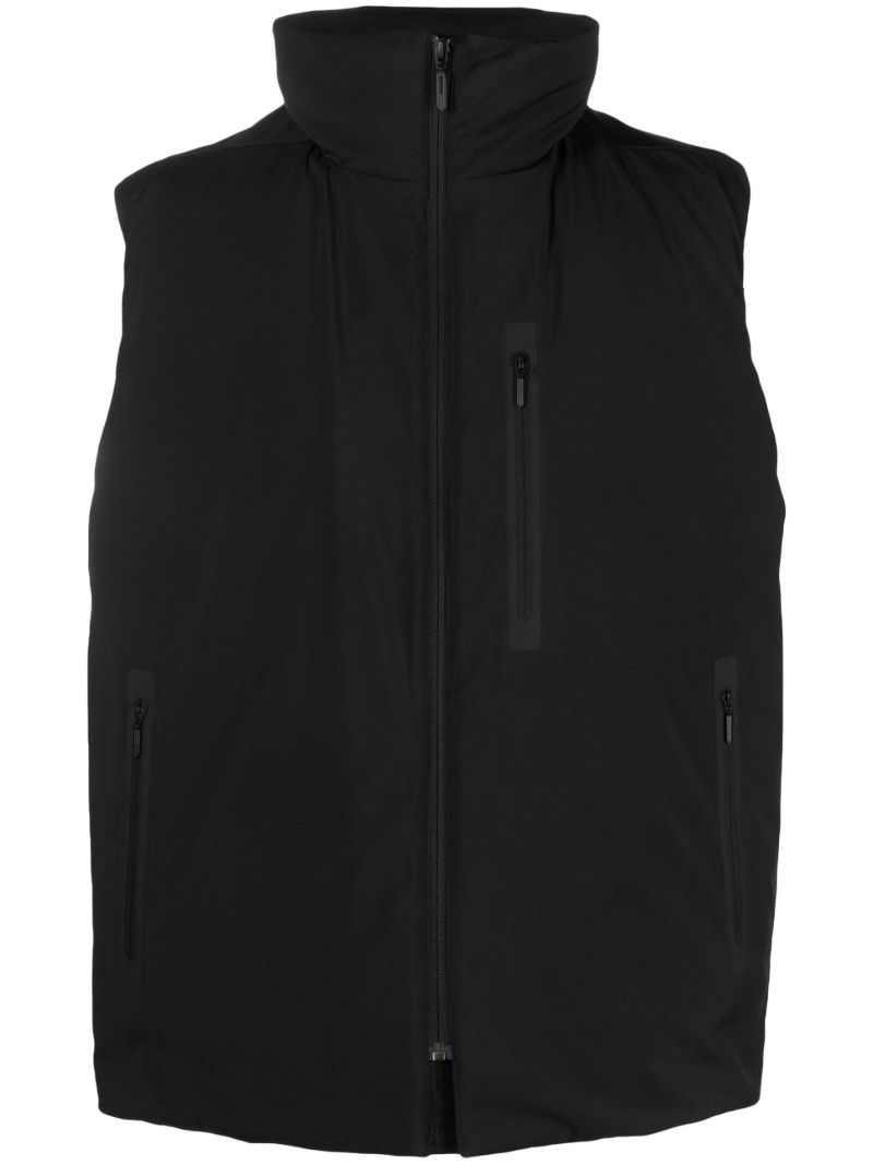 Black H.c.s City Field Padded Gilet