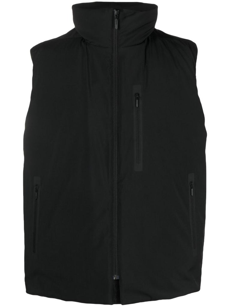 Black H.c.s City Field Padded Gilet