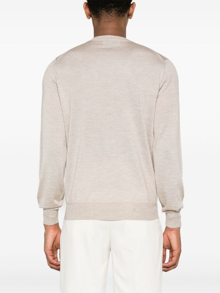 Neutral Cashmere Silk-blend Jumper