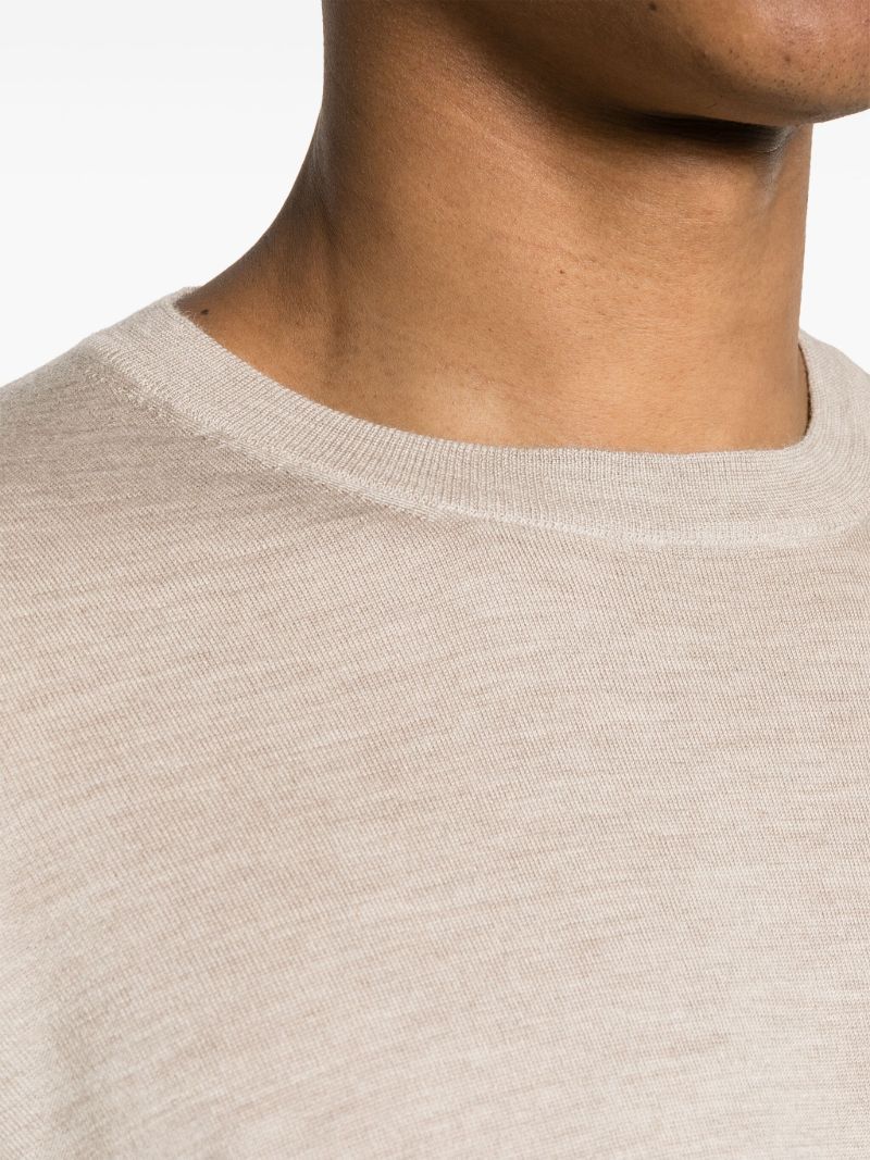 Neutral Cashmere Silk-blend Jumper