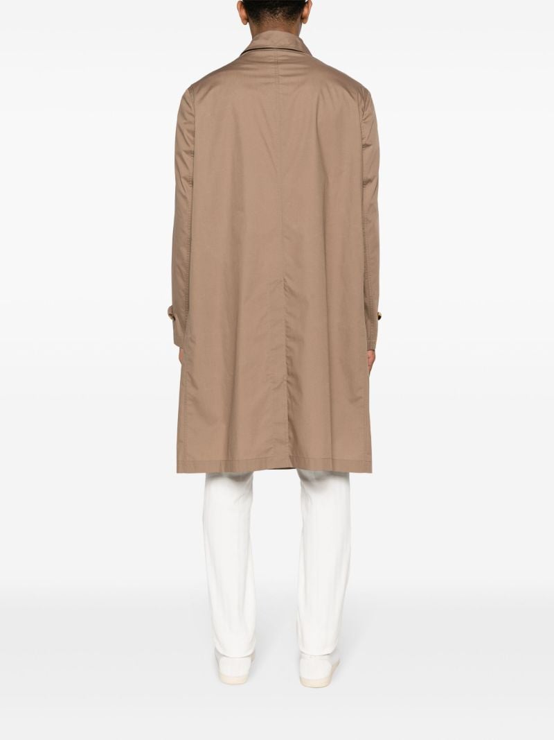 Brown Single-breasted Coat