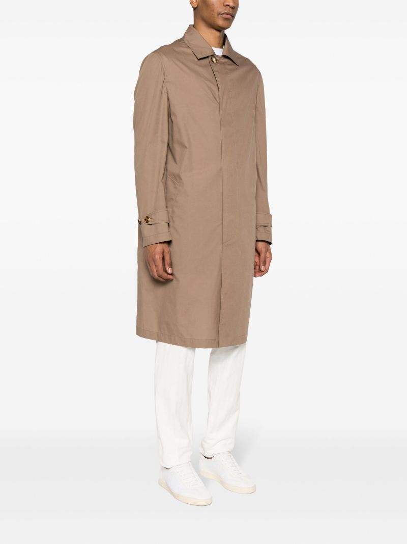 Brown Single-breasted Coat