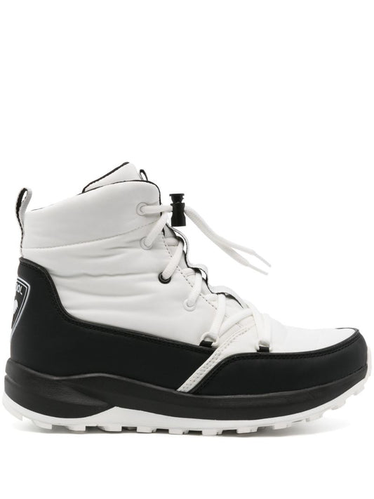 White Podium Padded Snow Boots