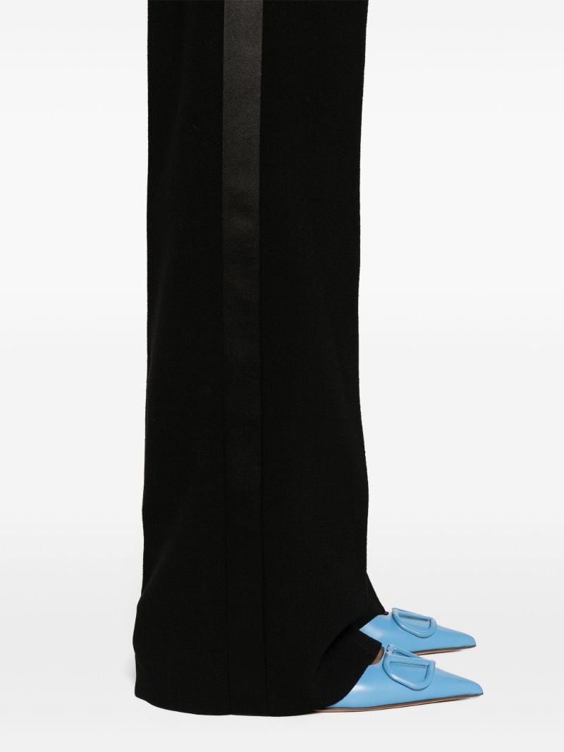 Black Tailored Virgin-wool Trousers
